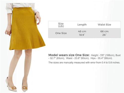 Women's Winter Skirt 100 Percent Merino Wool Knit High Waist Ribbed Knitted Skirts4