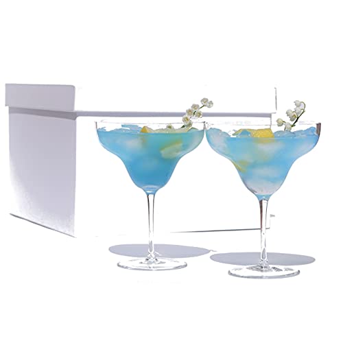 Blue Chilli Design - Handgemachte Kristallgläser: Margarita Cocktail, 2er Set - Design: Modern Cover