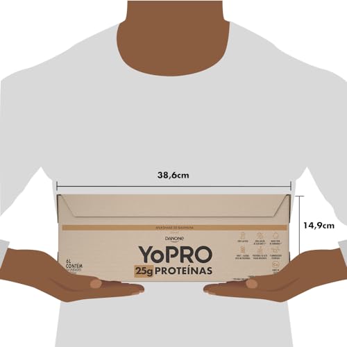 Pack YoPRO Bebida Láctea UHT Milkshake de Baunilha 25g de Proteínas 250ml - 24 Unidades