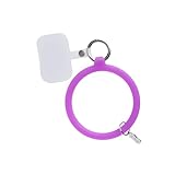 Hamee(ハミィ) iFaceReflectionNeoSiliconeブレスレットストラップクリアパープル【各種スマートフォン対応ハンドストラップスマホ携帯ストラップシリコンストラップリストストラップ落下防止おしゃれ】