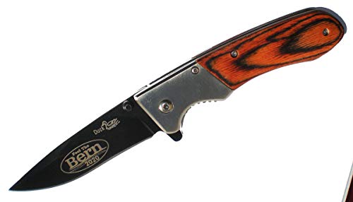 7.5" Bernie Sanders 2020 Feel The Bern! Commerative Collectors Edition Pocket Knife