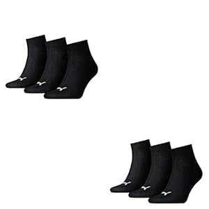Puma Herren Sportsocken Quarters Sportsocken 6er Pack, Schwarz, 43-46, 2x251015200043
