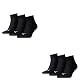 Puma Herren Sport Quarters Socken 6er Pack in Schwarz, Größe 39-42