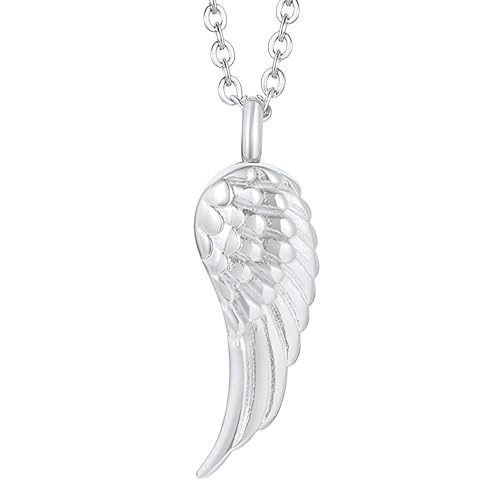 Collier aile d'ange punk hiphop celtique, le cadeau symbolique idéal pour homme et femme