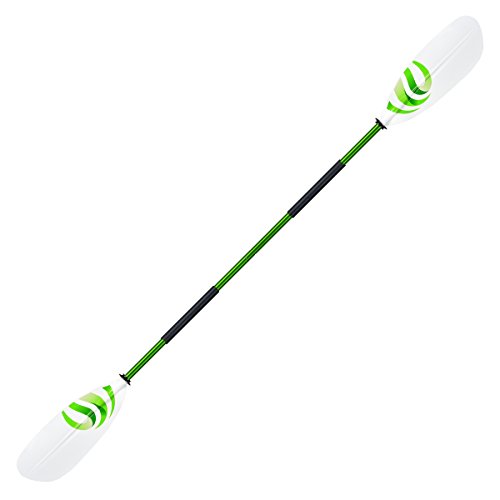 Shoreline Marine Propel Motion Kayak Paddle, White/Green, 96" #TOP28