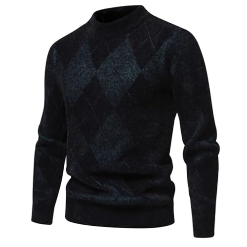 Mens Pullover Sweater O Neck Long Sleeve Soft and Comfortable Warm Knit Sweaters2