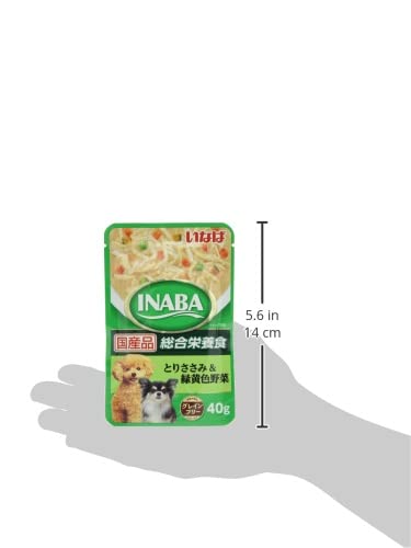 Amazon.co.jp: いなば INABAパウチ とりささみ&緑黄色野菜 40g 16個