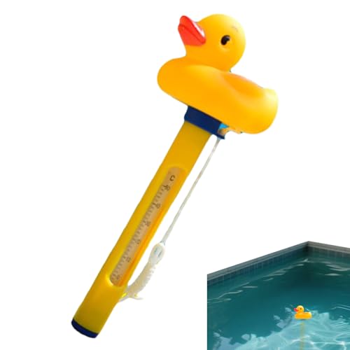 Termómetro para Piscina | Monitor Flotante de Temperatura del Agua,Herramienta De Lectura Fácil Con Precisión Para Toda La Familia