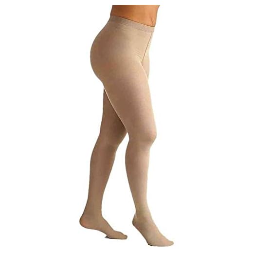 Meia Calça at 862 Select Comfort Premium Média Compressão 20-30 mmhg ponteira fechada Sigvaris Média Longa Bege