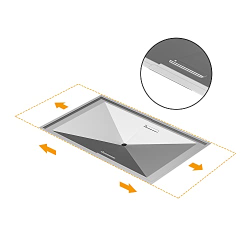 Ajinteby Grill Drip Pans Adjustable Grease Tray Set Fit For Nexgrill, Dynaglo, Uniflame, Bhg, Backyard, Kenmore And Other Grills -Professional Parts (30") #TOP3