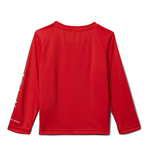 Columbia Youth Unisex Fork Stream Long Sleeve Shirt, Red Hibiscus, Large #TOP3
