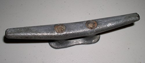 Amrs-040106-1 6" Sea Dog Open Base Galvanized Cast Iron Dock Cleat (4 Count) #TOP4