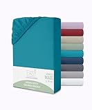 Drap Housse 90 x 200 + 30 cm, en Microfibre, Hauteur Angle 30 cm, Couleur Unie, Pas de Repassage, Drap Housse avec Coins élastiques