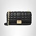 Michael Kors Tribeca Large Convertible Chain Shoulder Bag, Gold-Tone Hardware/Black