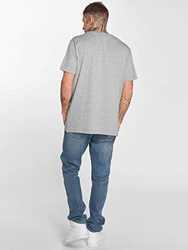 MERCHCODE Popeye Barber Shop tee Camiseta, Heathergrey, XS para Hombre