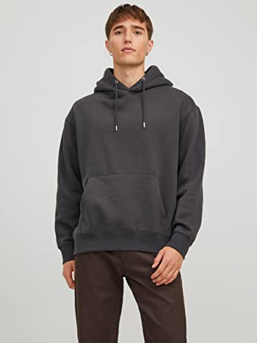 JACK & JONES Herren JJESOFT Sweat Hood, Asphalt/REG, XL – Ansicht 2