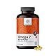 HealthyWorld Omega-7 All-in-One – 120 weiche Kapseln – Omega 3-6-7-9 Fettsäuren – Sanddornöl – Mit Vitamin E und Vitamin A – 4 Monate Vorrat – Vegan