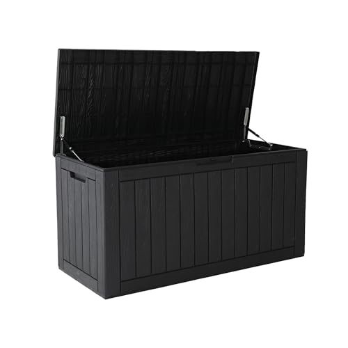 Image of Outdoor Storage Box Waterproof, 120 Gallon Deck Box For Patio Storage