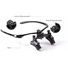 3.0X/4.0X/5.0X/6.0X Magnification Ergo Loupes Ergonomic Ultralight Binocular Loupe Adjustable Magnifying Glasses (3.0X)