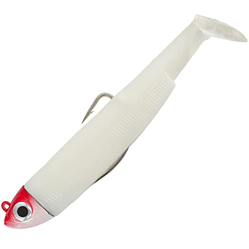 FIIISH Minnow 120mm Combo Rigged y listo 25G Off Shore cabeza + cuerpo Blanco