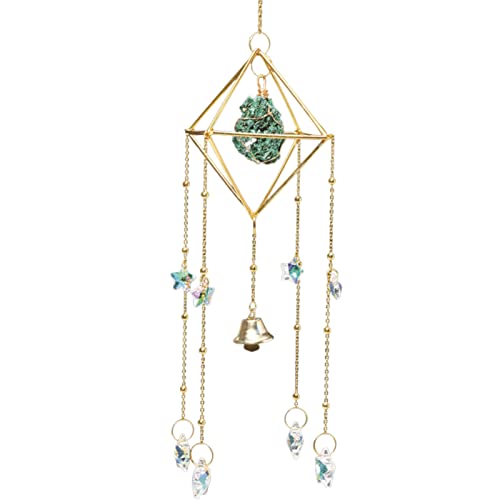 Sinos de Vento Suncatcher - Windchime de cristal natural para interior exterior | Sinos de Vento par