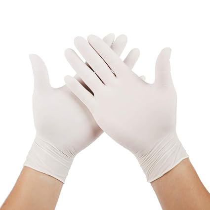CUREPACK Pure Nitrile Gloves (Pack of 100) Powder Free Gloves, Disposable, Non Tearable (Small, White) (B0D22Y6F5G) Amazon Price History, Amazon Price Tracker