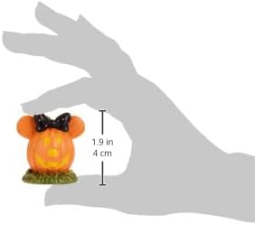 Department 56 Disney Village Halloween Accessories Pumpkintown Mickey and Minnie Mouse Topiaires Figurine Set, 1.75 Inch, Multicolor image 3