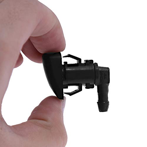Windshield Washer Nozzle 25823360 For 2007-2013 Gmc Acadia, 2007-2010 Saturn Outlook, 2013-2017 Chevrolet Traverse, 2 Pcs Windshield Wiper Nozzle #TOP5