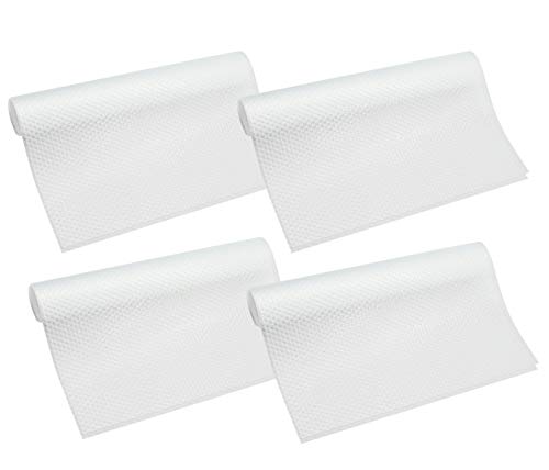 HityTech 4 Pack Refrigerator Mats, EVA Refrigerator Liners Washable Can Be Cut Refrigerator Pads Fridge Mats Drawer Table Placemats/Size 17.7