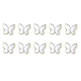 FackLOxc Diamantes de imitación de aleación de mariposa para decoración artística en 3D