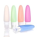 ♥[Am häufigsten verwendet]：Unterhalb von 100 ml Flaschen mit Reise-Toilettenartikeln ist es perfekt für Shampoo, Lotionen, Flüssigseife, Gesichtswäsche, Körperwäsche, Conditioner, Sonnenschutzmittel, Gel und Creme für Reisen oder Geschäftsreisen. 100% BPA-freies Silikon in Lebensmittelqualität sicher passend für Sauce, Salatdressing, Ketchup, Senf, etc.