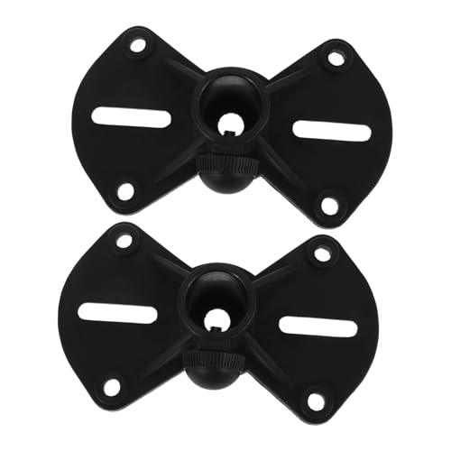 FAVOMOTO 2sets Plastic Speaker Tray Desk Stand Bases Reusable Speaker Support for Desktop 2pcs*2