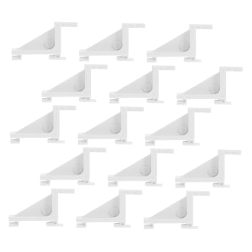 POPETPOP 15 piezas Soporte para Estante de Congelador de Plástico de Clips de Refrigerador Reutilizables para Organizar y Reemplazar Accesorios de Almacenamiento el Frigorífico