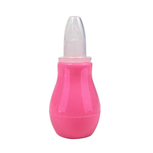 Toy Factory Portable Baby Toddler Nasal Aspirator Vacuum Sucker Soft Tip Cleaner Nose Mucus Cleaner Snot Sucker Pump - Pack of 1 (Pink)-image-16