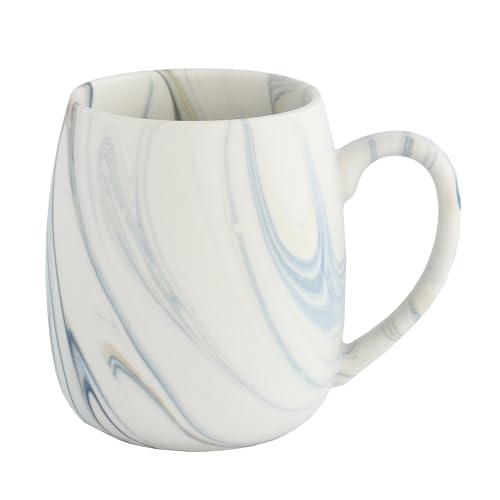Juego de 4 mugs de cerámica con diseño mármol miniatura 2