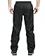 33,000ft wasserdichte Regenhose für Herren Leichte Regenhose Winddichte Outdoorhose zum Wandern Camping Golf Schwarz XXL 32L