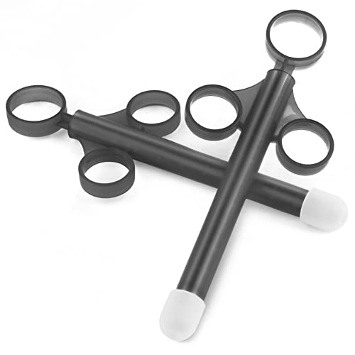 HOTTOK Lube Applicator for Women,Men,Female,Couples Lubricant Shooter with 10ml Scales, Reusable, Smooth with Rounded Tip & Cap,Easy use & Clean [Gray & Gray]