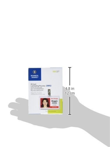 Business Source Government-Size Card Laminating Pouches - Box Of 100 #TOP1