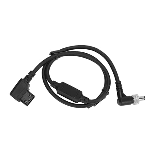 Jectse Câble d'alimentation CC à Verrouillage du Robinet D, Angle Droit 62 Cm 4,8 Mm OD avec Affichage Numérique et Régulateur de Tension pour Mini Commutateur