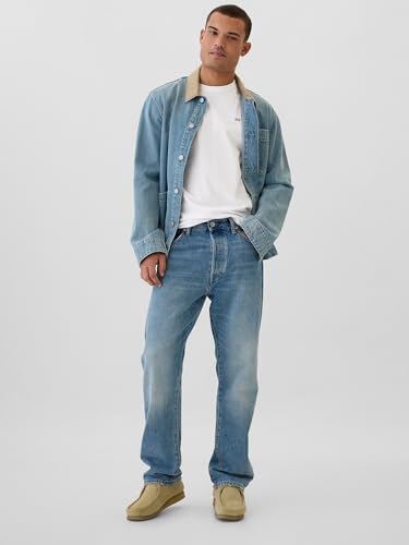 Image of Gap Men's Everyday Soft Micro Logo Crewneck T-Shirt