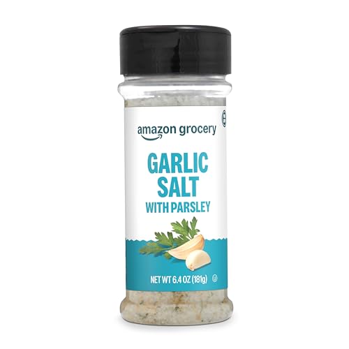 Amazon Grocery, Garlic Salt with Parsley, 6.4 Oz...