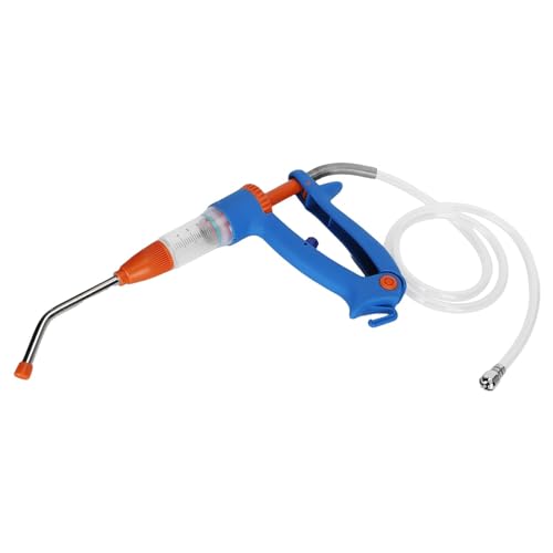 Jeringa automática para ganado | Equipo de jeringa para aves de corral de 20 ml | Jeringa continua de ganado para cabras y aves de corral, jeringa inyectora veterinaria, inyector de vacunas para