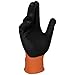 KLEIN TOOLS 60581 Work Gloves, Knit Dipped Cut Resistant ANSI A1 Nitrile Coated Gloves, Nylon-Spandex, Touchscreen Capable, Large, 2-Pair
