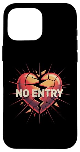 Funny Heart Memes No Entry To My Heart It's Close Today �X�}�z�P�[�X iPhone 16 Pro Max �p