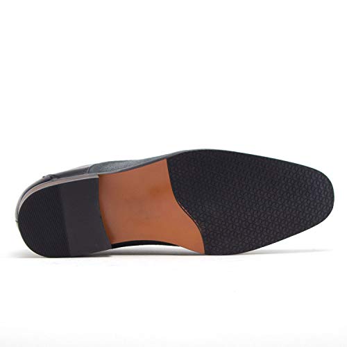 Men's D-582 Baker Derby Cap Toe Lace Up Combined Dress Shoes3