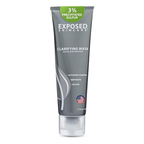 Exposed Skin Care, Acne Treatment Mask with 3% Sulfur, Activated
