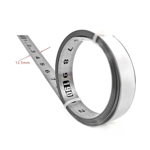 Cinta métrica adhesiva inoxidable 1-5m miniatura 4