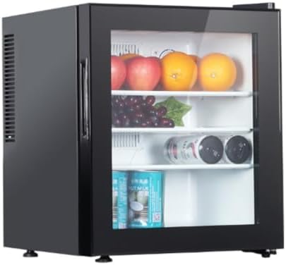 30L Mini Refrigerator, Energy Saving, Quiet, Portable, Can Keep Cosmetics, Drinks, Wine, Beer, Soda Hot or Cold with Clear Glass Counter. (30L)