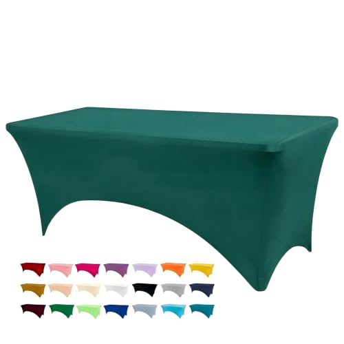 BDDC 4ft Stretch Spandex Fitted Table Cloth for 4 Foot Tables