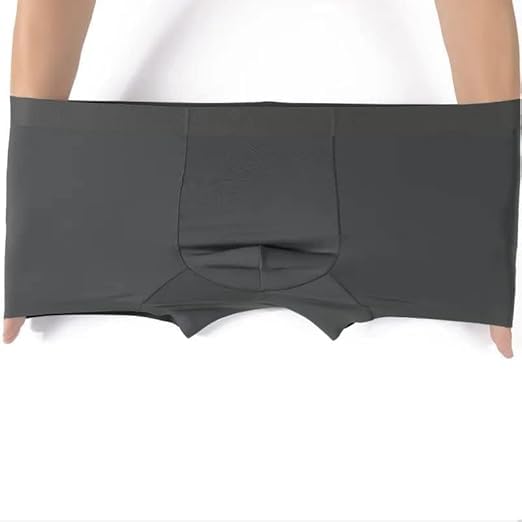 Image of MERIWOOL Men's Ultra-Comfort Ice Silk Lycra Underwear | Moisture-Wicking, Breathable Boxers for Men | Seamless Design | (Any 3 Multicolor) Pack of 3